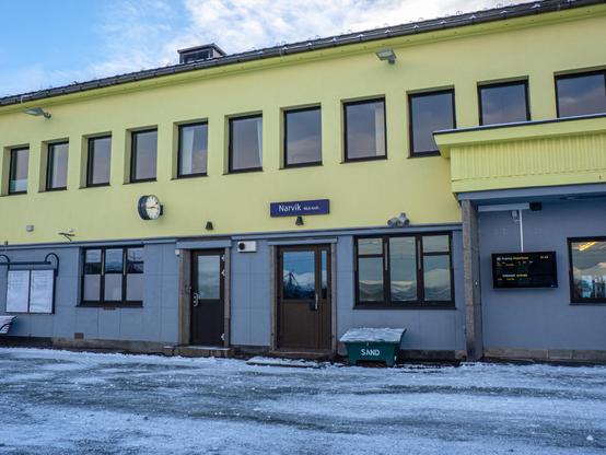 Bahnhofsgebäude von Narvik