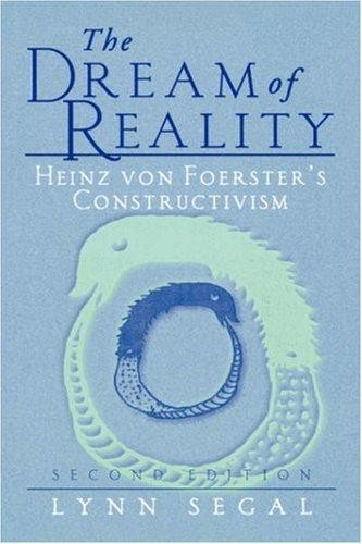 In this thought-provoking volume, Lynn Segal describes how the ideas of Heinz von Foerster compel us to explore the question, "Do we discover the world or do we invent it?" 
and suggests that we must first know how we think before we can claim knowledge of the world. The resulting philosophy, Constructivism, examines the limits of what we can know and argues that understanding these limits can lead us to be more responsible for our personal and collective behavior. After tracing the historical transition from religious belief to a belief in science, Segal examines objectivity from semantic, philosophical, and neurological perspectives. Segal shows that we can never achieve objectivity and that the scientific method ensures only a consensus among observers. Next, he details how language and logic unwittingly predetermine the very conclusions we derive when we try to know the world. Finally, he describes a computational model of cognition that does not depend on first positing the world to account for cognition and consciousness. While Constructivism may seem relevant only to those in the cognitive sciences, it is, in fact, highly relevant to everyone. Paradoxically, grasping the limits of our own under-standing can free us to live more creative and meaningful personal and professional lives. 
