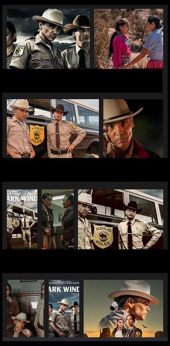 The series follows three Navajo Tribal Police officers, Joe Leaphorn, Bernadette Manuelito, and Jim Chee, in the 1970s Four Corners area of the American Southwest.  

The first season is primarily based on Listening Woman (1978) and elements of People of Darkness (1980).The second season adapts People of Darkness.