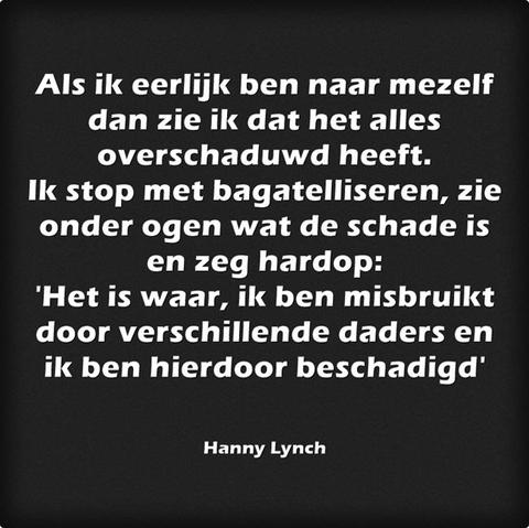 Dit is het soort posts die ik hier ga plaatsen.
Om het #taboe op #seksueelmisbruik te helpen doorbreken