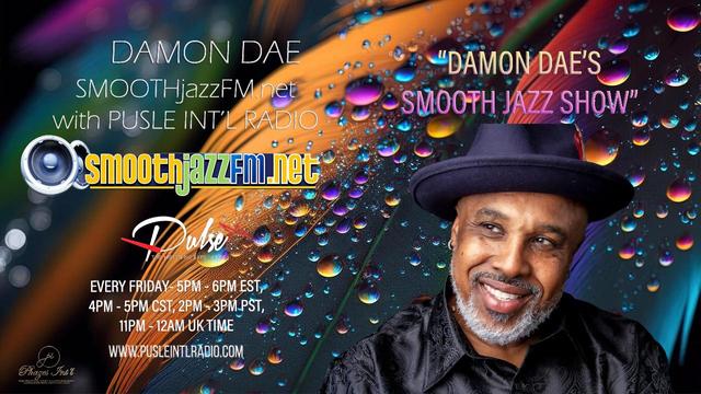 We’re thrilled to announce The Damon Dae Smooth Jazz Radio Show, an all-new radio experience bringing you the best gems in smooth jazz and soul music is pairing with PULSE INT'L RADIO! 