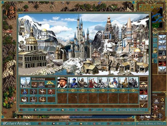 Heroes III Tower town