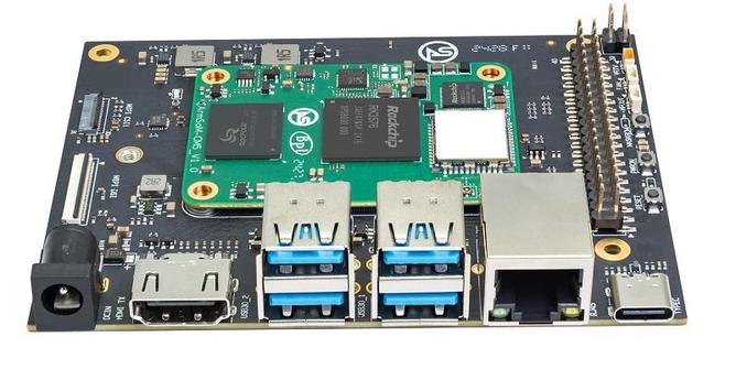 Banana Pi BPI-CM5 Pro/BPI-M5 Pro with Rockchip RK3576 chip design. 
https://docs.banana-pi.org/en/BPI-CM5_Pro/BananaPi_BPI-CM5_Pro
#bananapi #sbc #rockchip #rk3576 #ai #linux #android 
