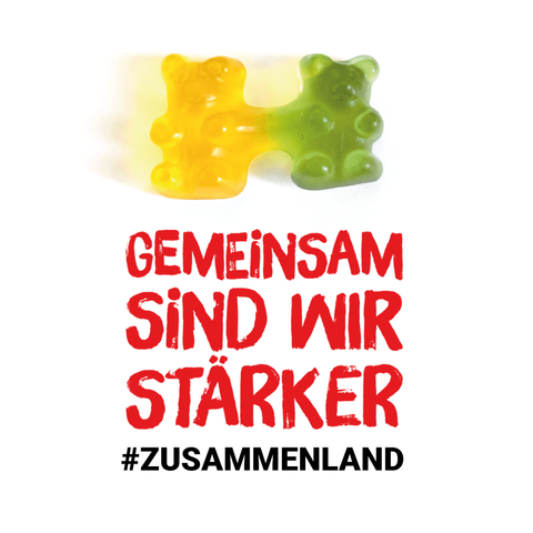 Die TU Chemnitz ist bei der Intiative #ZUSAMMENLAND auch 2025 wieder mit dabei und bewirbt die Kampagne auf ihren Medienkanälen.