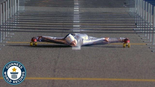 Record du monde de limbo de Shrishti Dharmendra Sharma (Inde)