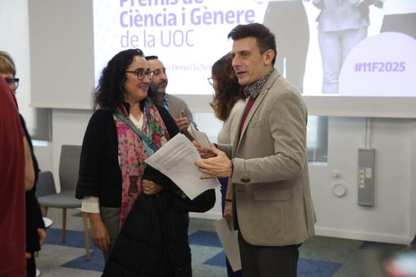 Imatge de l'acte de Premis de Ciència i Gènere de la UOC