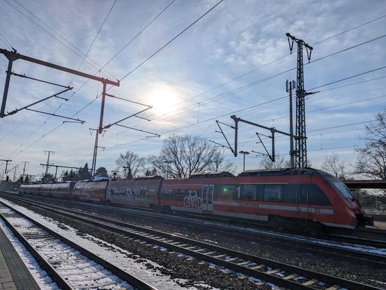 Double EMU de Talent 2 en gare de Golm