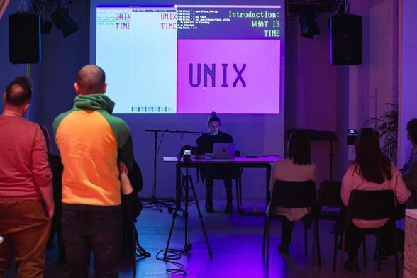 Live Coding performative lecture by Silvia Binda