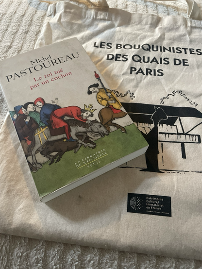 Couverture du livre de Michel Pastoureau représentant une enluminure médiévale 