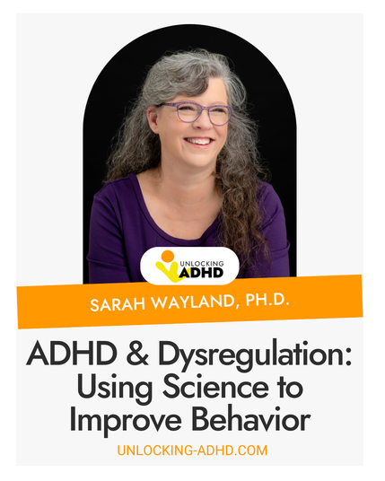 My topic is "ADHD & Dysregulation: Using Science to Improve Behavior" and you can see me on day 1, March 3rd.