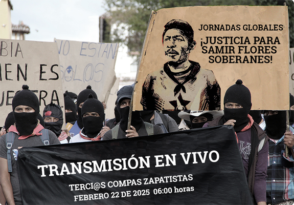 #EZLN #CHIAPAS #SAMIRVIVE
FLORES SOBERANES! 22 de febrero de 2025. 05:00 horas
https://youtu.be/5XoUU-us9VQ
 | Terci@s Compas Zapatistas | Febrero 22 de 2025 | #EZLN #SAMIR #TERCIOSCOMPASZAPATISTAS| https://wp.me/p9YUg-6zn
https://youtu.be/5XoUU-us9VQ