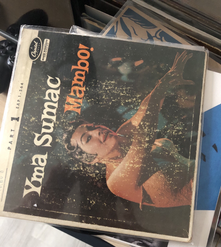 Pochette du 45 tours d’Yma Sumac.