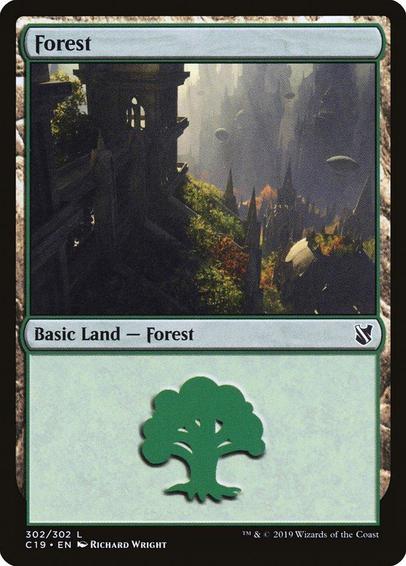Card Name: Forest
Set: Commander 2019
Description: ({T}: Add {G}.)
Artist: Richard Wright