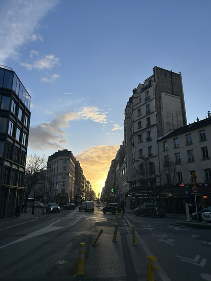 Carrefour rue du faubourg Saint-Martin, rue La Fayette