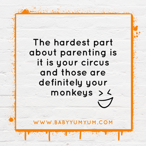 The hardest part about parenting is...#BabyYumYum #BYY #ParentingHumour #MomLife #DadLife #ParentingStruggles #CircusLife #FunnyParenting #FamilyChaos #RealParenting