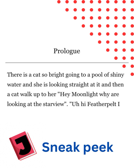 Sneak peek of Fallen star prologue