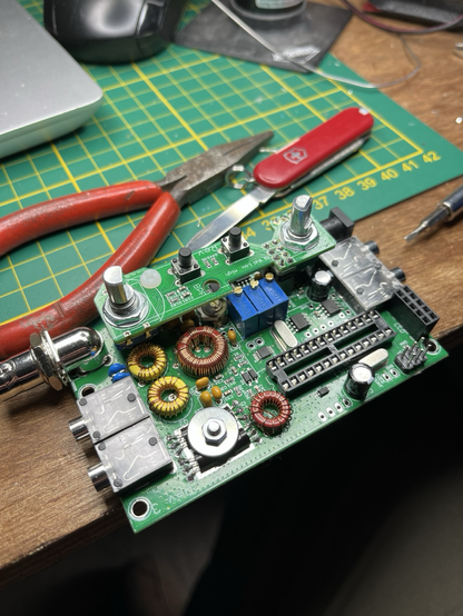 Main board assembled, added control board