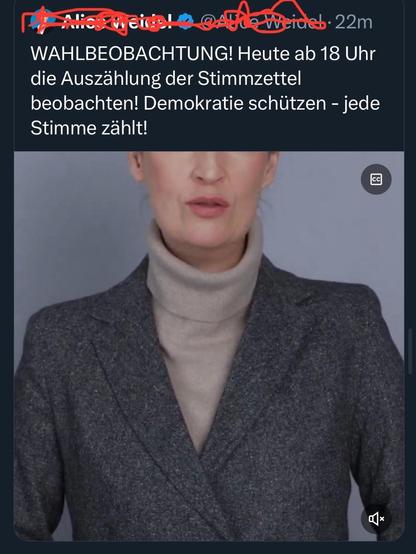 WAHLBEOBACHTUNG! Heute ab 18 Uhr
die Auszählung der Stimmzettel beobachten! Demokratie schützen - jede Stimme zählt!