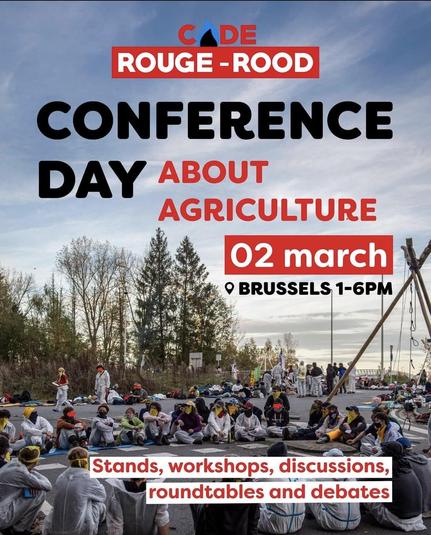 🇪🇺 28 Feb ➜ 2 Mar 2025📍Belgium
🔥🌍 @coderoodrouge ciblera le secteur de l’agro-industrie pour dénoncer ses conséquences sur les agriculteur·ices et l’environnement ☠️🤑
🔴 FR/NL/EN: https://Code-Rouge.be
#NourrirPasDétruire
#StopEUMercosur #StopAgrotoxics #StopGMO #StopOGM