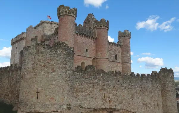 Turégano castle and church. During the reign of Philips II it was a prison.