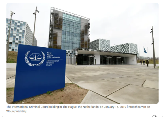 The International Criminal Court building in The Hague, the Netherlands, on January 16, 2019 [Piroschka van de Wouw/Reuters]