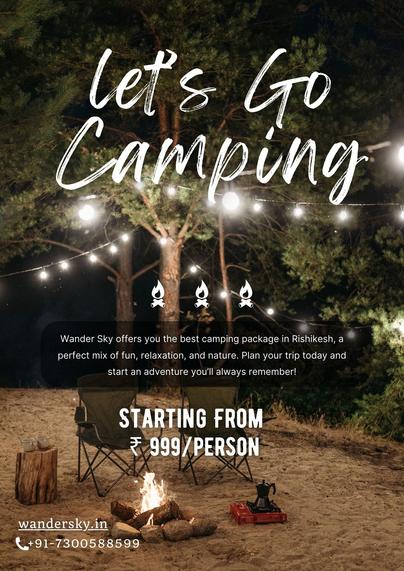 Camping in Rishikesh 
