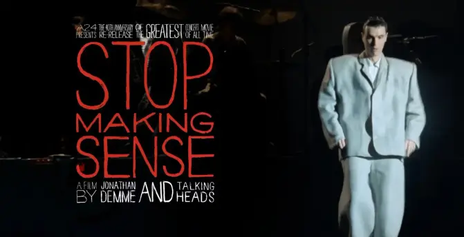 "Stop Making Sense, documental musical de Talking Heads