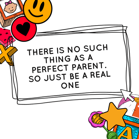 No such thing as a perfect parent #BabyYumYum #BYY #ParentingHumour #MomLife #DadLife #RealParenting #ImperfectParent #ParentingTruths #ParentingJourney #NoPerfectParent
