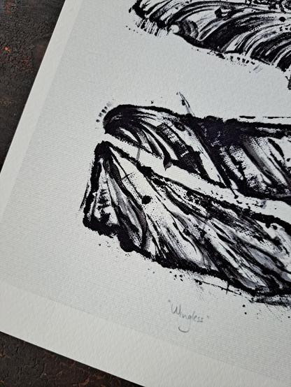 Detail of the print textures