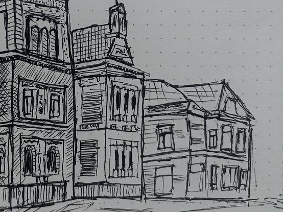 Capturing the timeless architecture of Inkognitogata, Oslo, through pen and ink sketching. 🏛️✏️ The intricate details, strong perspective, and hatching techniques bring depth and character to this historic structure. A study in precision and artistic storytelling through lines and shadows."

#Inkognitogata #OsloArchitecture #ArchitecturalSketch #InkSketch #UrbanSketching #HatchingTechnique #HistoricBuildings #PerspectiveDrawing #TravelSketching #HandDrawnArt #SketchbookJourney