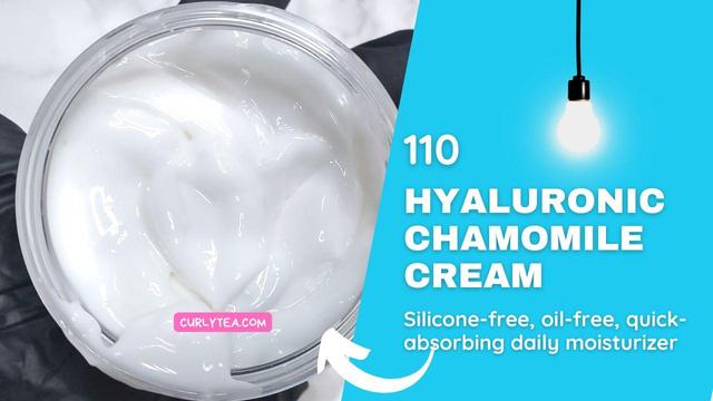 Hyaluronic Chamomile Cream - skincare recipes at curlytea.com