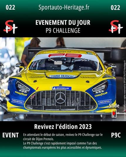 Mercedes AMG GT3 - P9 Challenge - Dijon Motors Cup sur Sportauto-Heritage.fr