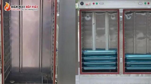 So sánh tủ cơm công nghiệp 12 khay và 24 khay chi tiết
