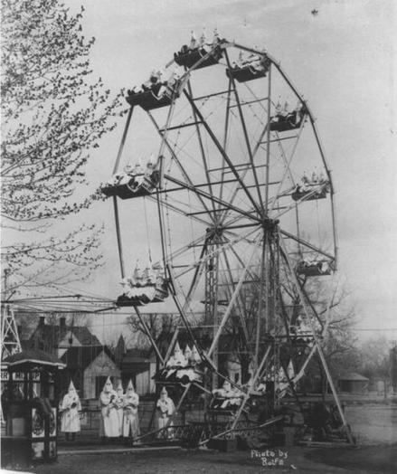 Trumps' "wheel of Klan' ride. 