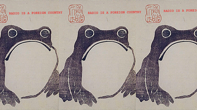 Cover is a “Zen Picture” (Zenga) by Matsumoto Hoji, c. 1785

This picture shows three drawn frogs.