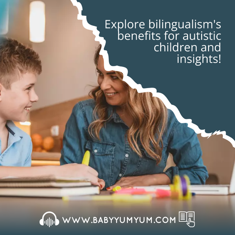 Is bilingualism beneficial for autistic children? 🌍🧩  Read our latest article to explore the full benefits and expert advice on raising a bilingual autistic child. 👉 Visit  https://zurl.co/BSzEU   #BabyYumYum #BYY #Bilingualism #AutismSupport #ChildDevelopment #ParentingTips #CognitiveFlexibility