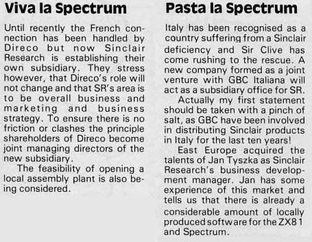 Two articles from ZX Computing, february 1985