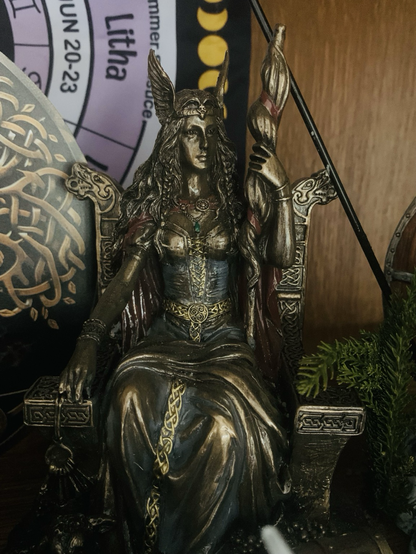 Goddess Frigg statuette 
