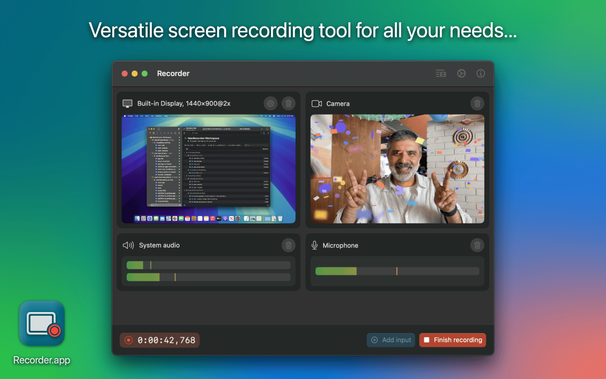 Recorder.app screenshot