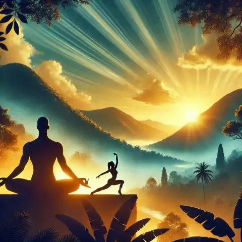 Yoga and Meditation make your body strong and mind intensified