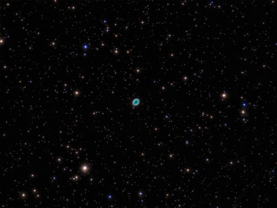 M57 Ring nebula as seen by the Odyssey Pro. 