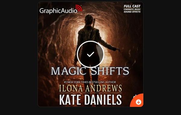 Kate Daniels Magic Shifts by Ilona Andrews audiobook cover