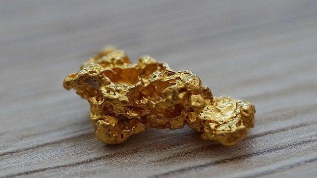 gold nugget.