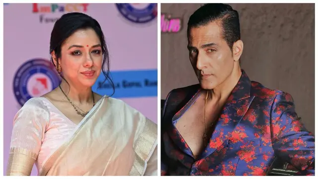 Rupali Ganguly and Sudhanshu Pandey