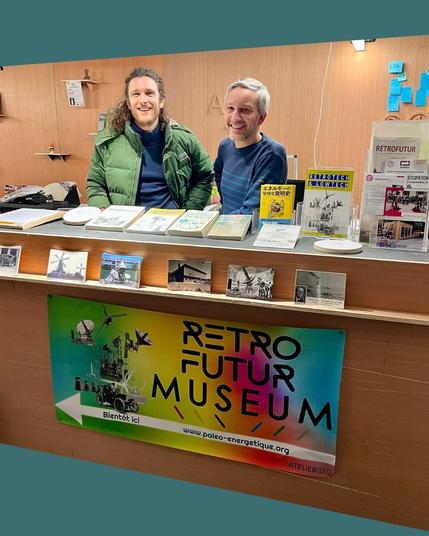 Anthony de Lowreka et Cédric Carles du Retrofutur Museum
