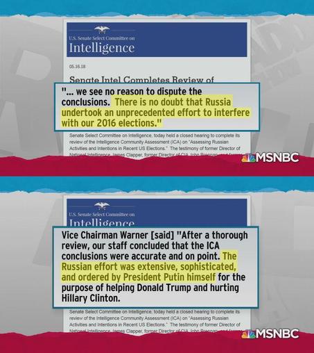 Conclusion of the REPUBLICAN-led Senate investigation into Russian Interference into the 2016 election: YES, Russia interfered in our election in a deliberate attempt to help Trump & hurt Hillary Clinton.