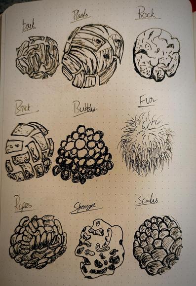 "Mastering texture studies! ✏️✨ Exploring different surfaces like bark, planks, rock, brick, bubbles, fur, ropes, sponge, and scales to understand how light and form interact. Each stroke refines my ability to create depth and realism in sketches."

#TextureStudy #SketchingPractice #PenAndInk #ShadingTechniques #DrawingTextures #ArtisticExploration #LineWork #RealismInArt #HatchingTechnique #SketchbookJourney




