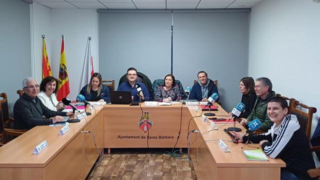 Ple a l'Ajuntament de Santa Bàrbara de febrer 2025 - Tere Giné Llaveria, La Plana Ràdio.