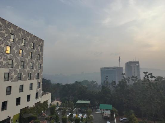 Blick über Kampala