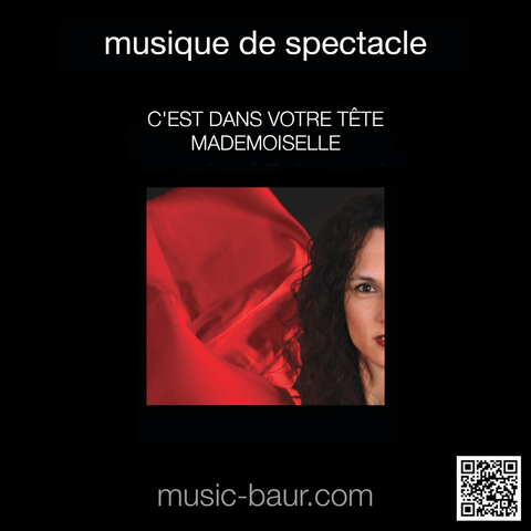C dans votre tête mademoiselle, seule en scène sur le thème de l’endométriose de Giliane Bussy, music: jerome baur